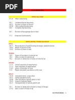 Key RVS Codes for Surgical Procedures | PDF | Abdomen | Gastroenterology