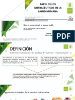 Papel de Los Nutracéuticos en La Salud Humana PDF