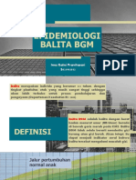 Epidemiologi Balita BGM: Ines Ratni Pravitasari S021902032