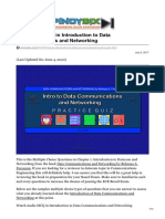 Forouzan: MCQ in Introduction To Data Communications and Networking