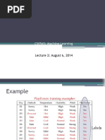 CSE543: Machine Learning: Lecture 2: August 6, 2014