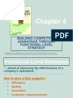 Building Competitive Advantage Through Functional-Level Strategy