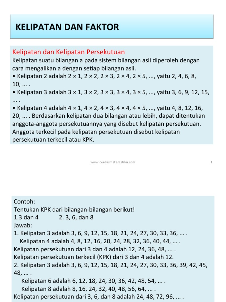 Bilangan Bulat Dan Pangkat Ii