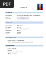 Curriculum Vitae: Education | PDF | Cambodia | Email