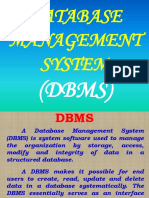Importance of Dbms