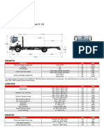 Renault Midlum D- Range D 18 Technical Specifications