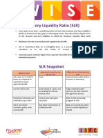 Statutory Liquidity Ratio (SLR) : What Is SLR? Approved Securities by Rbi For SLR Objective For Maintaining SLR