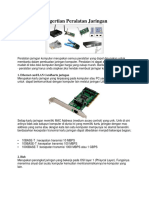 Pengertian Peralatan Jaringan