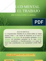 Salud Mental en El Trabajo