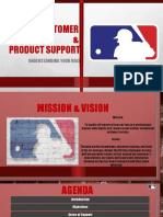 MLB Customer Product Support