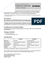 FL512M/FL1024M: Owner's Manual