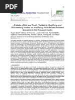 A Matter of Life and Death: Validating, Qualifying and Documenting Models For Simulating Flow-Related Accident Scenarios in The Process Industry