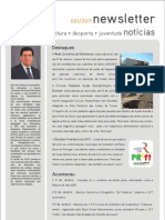 Newsletter do Departamento de Cultura, Desporto e Juventude