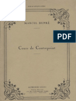 Cours de Contrepoint Marcel Dupre