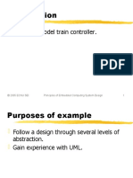 Example: Model Train Controller.: © 2005 ECNU SEI Principles of Embedded Computing System Design 1