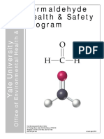 Formaldehyde Health & Safety Program