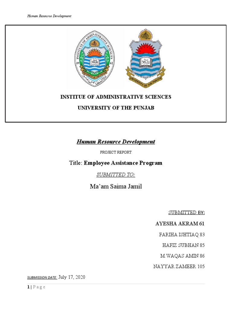 Human Resource Development: Institue of Administrative Sciences ...