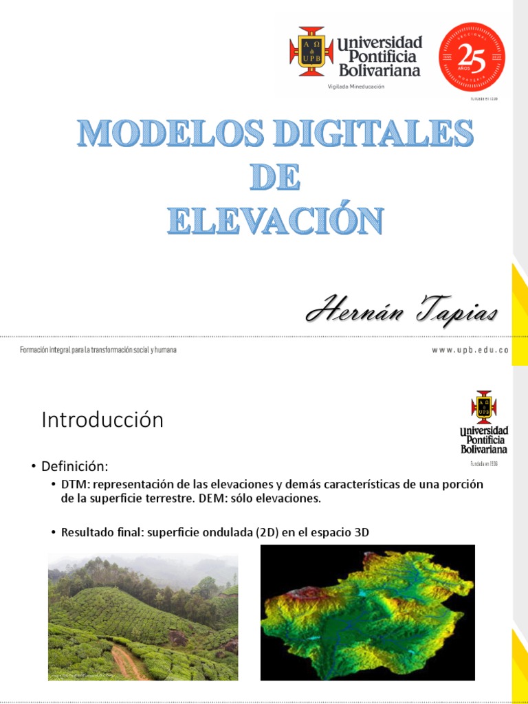 Modelos Digitales de Elevacion | PDF | Datos geográficos e información ...