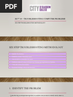 Section 2 - Six Step Troubleshooting Methodology