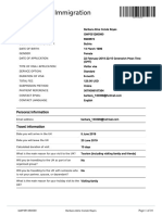 UK Visa Application Details