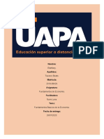 Tarea # 1 Fundamentos de Economia