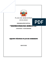 Plan de Gobierno Canchaque PDF