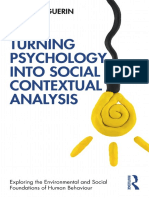 Turning Psychology Into Social Contextual Analysis