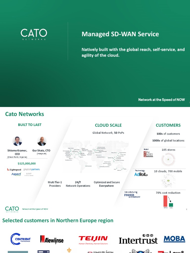 Cato Corporate Overview 10 2019 PDF Wide Area Network Cloud Computing