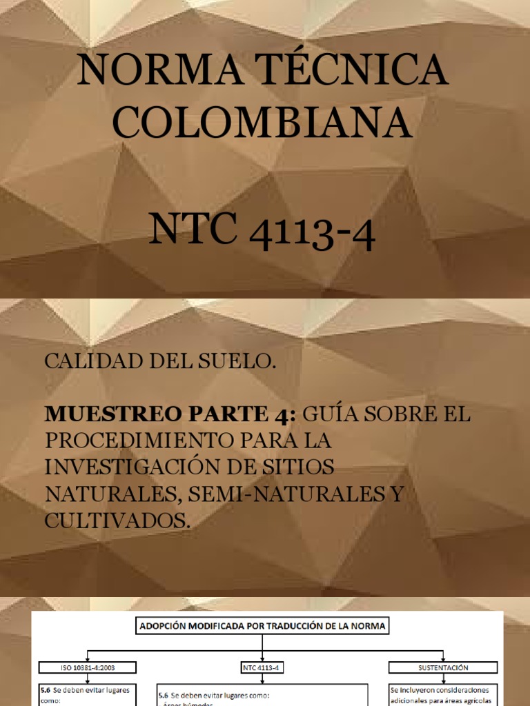 NTC 4113-4 Exposición PDF | PDF | Ciencias sociales | Tecnología