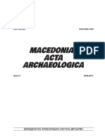 Macedoniae Acta Archaeologica PDF
