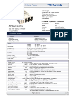Alpha 400 600 Datasheet PDF