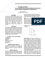 Laboratorio Optica - Fisica