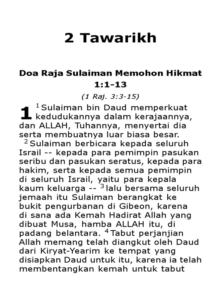 2 Tawarikh 32 20 23