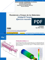 Ejercicio Resuelto de Torsion 3,3