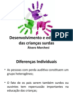 Desenvolvimento e educação das crianças surdas