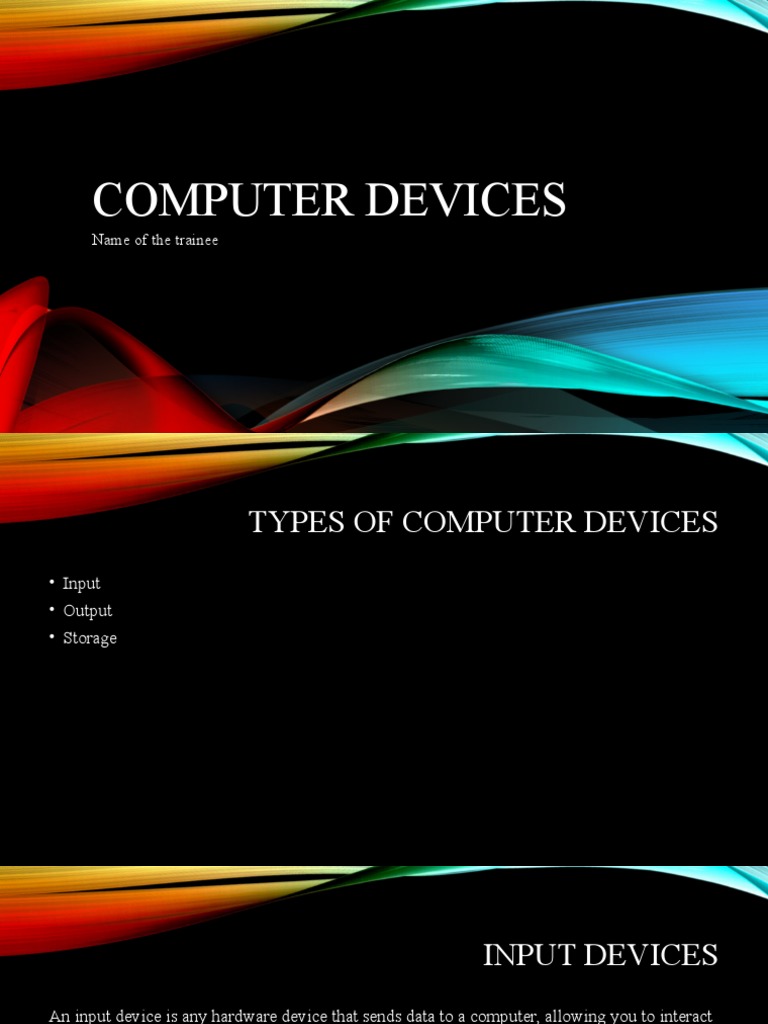 Computer Devices Overview | PDF