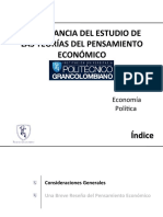 Importancia del Pensamiento Economico Semana 8.ppt