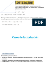 Factorización Caso 1 y 2