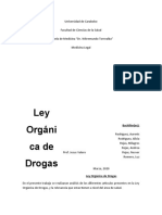 Ley Orgánica de Drogas