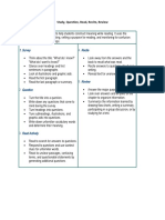 The 5-Step SQ3R Study Method for Active Reading