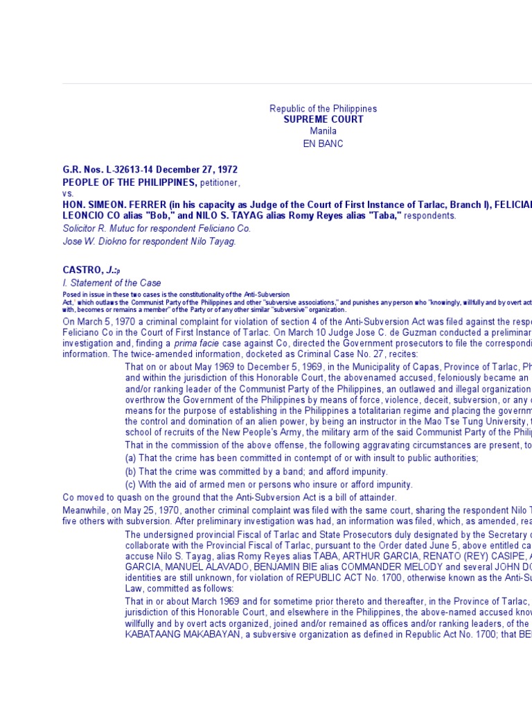 What Is A Bill Of Attainder Law