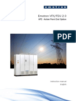 Emotron Option AFE Manual 01-5076-01r1 English PDF