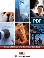Code of Ethics and Business Conduct: The Global Leader in Managing Construction Risk