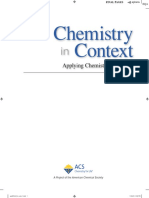 Chemistry Context: Applying Chemistry To Society