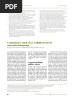A Comprehensive Health Labour Market Framework For Universal Health Coverage