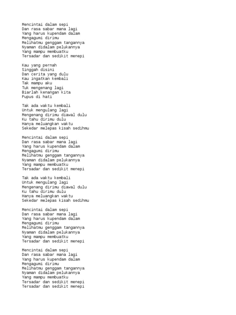Lirik Menepi Pdf