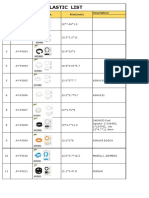 Plastic Caps Gasket Clip List PDF