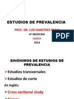 CLASE N° 5 ESTUDIOS DE PREVALENCIA (USACH  2014).ppt