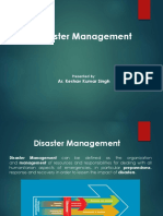 Disaster Management: Ar. Keshav Kumar Singh