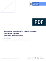 Manual General Convalidaciones de Educación Superior PDF